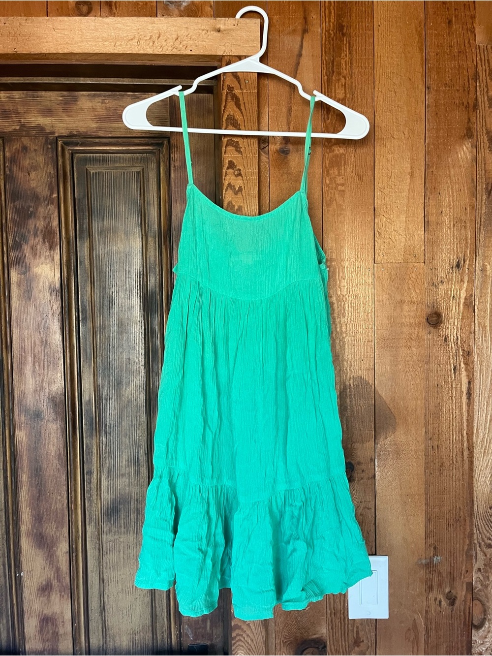 O'Neill Teal Sleeveless Tiered Summer Dress